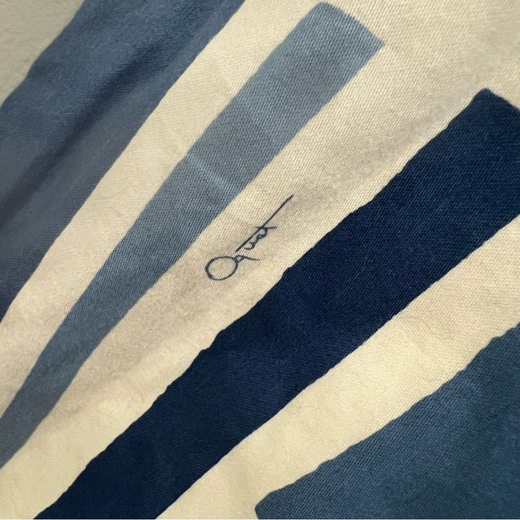 Vintage Lester Square for The Tog Shop blue white panel shirt dress pockets - Picture 8 of 16